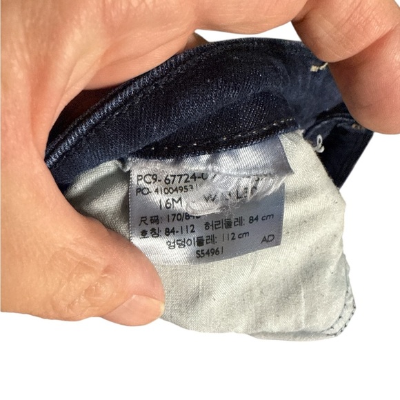 Signature by Levi Strauss Blue Straight Leg Jeans - Picture 3 of 5